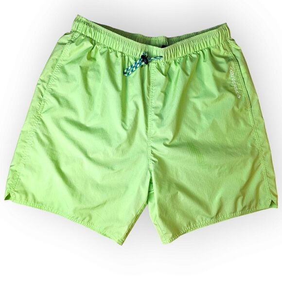 Converse Neon Green Swim Shorts XLarge - Picture 1 of 5